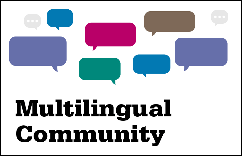Multilingual Community Graphic