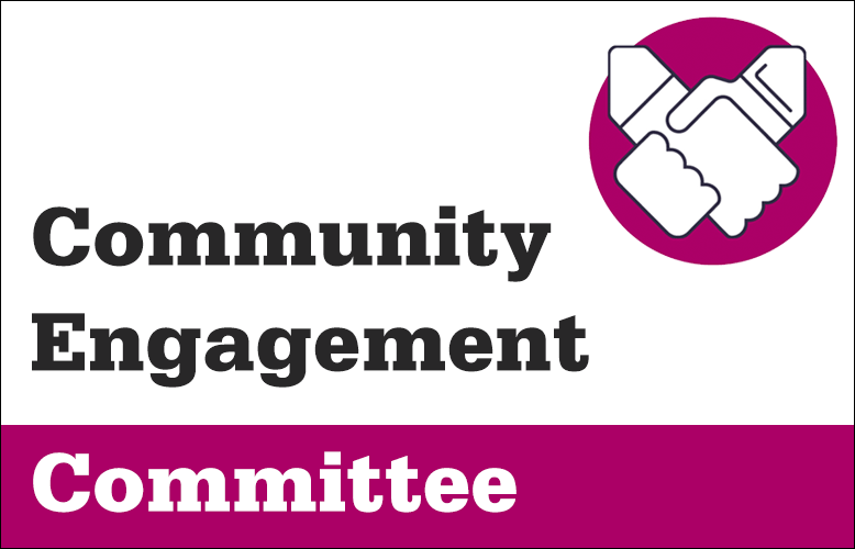 Community Engagement Committee Affinity Group graphic